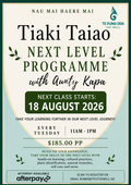 Tiaki Taiao Advanced Level – 6-Week Programme