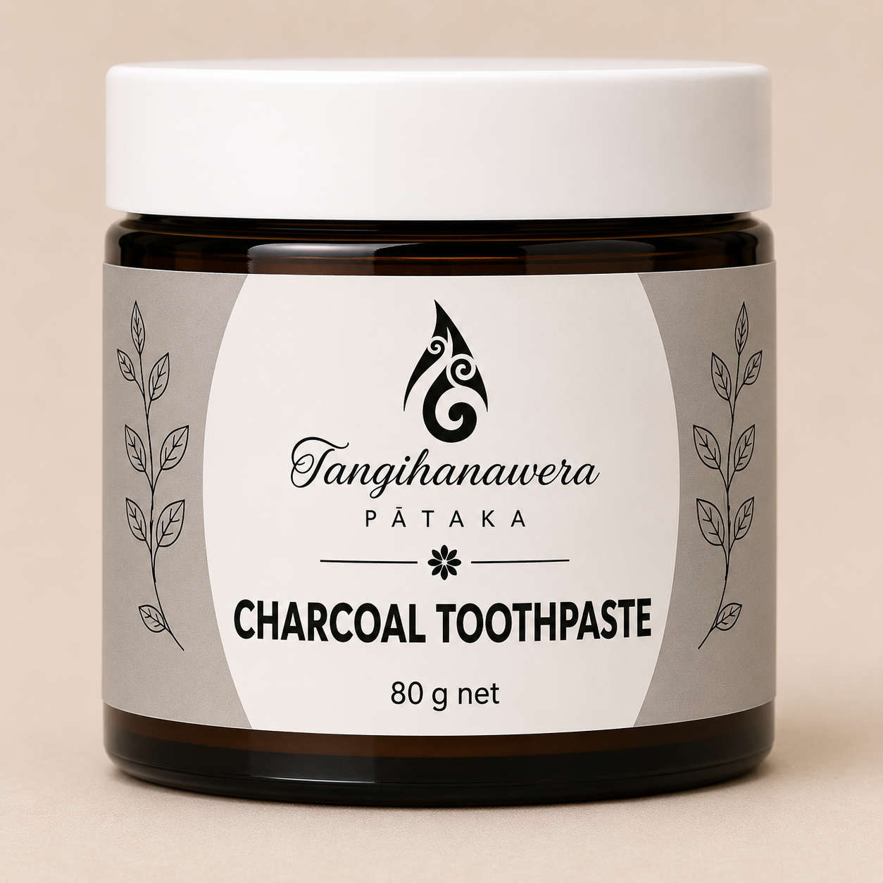 Natural Toothpaste – Natural Mint & Activated Charcoal