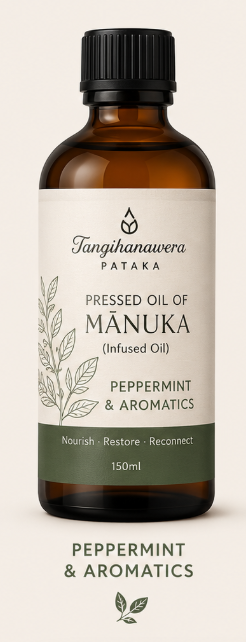 Pressed Oil of Mānuka – Peppermint & Aromatics