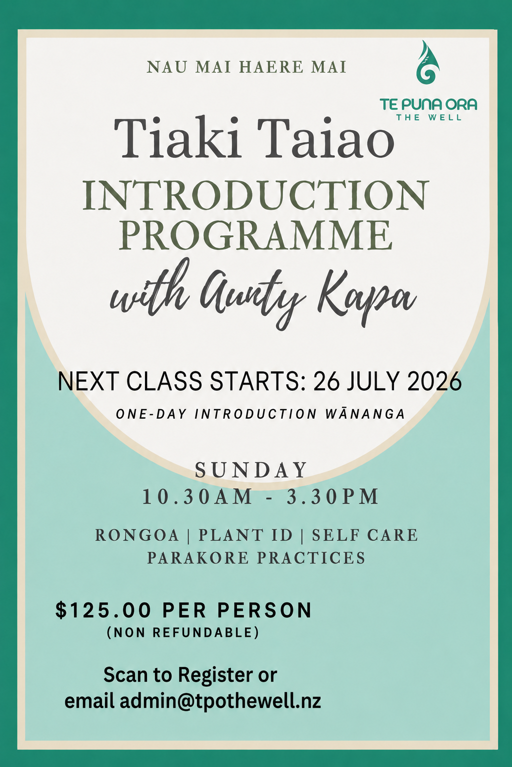 Tiaki Taiao Foundation Wānanga – One-Day Practical Learning Experience