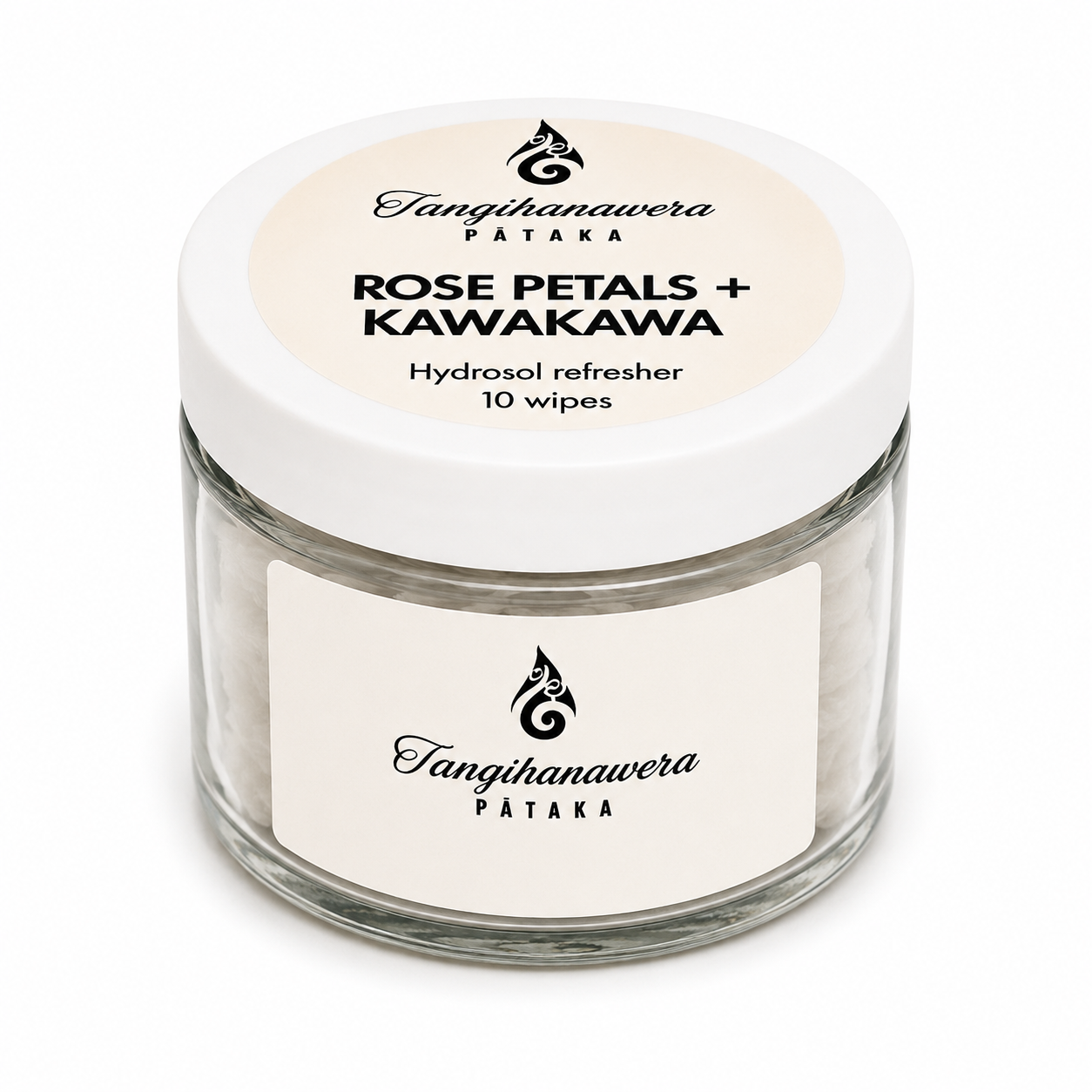 Rose Petals & Kawakawa Hydrosol Refresher Wipes (10 Pack)